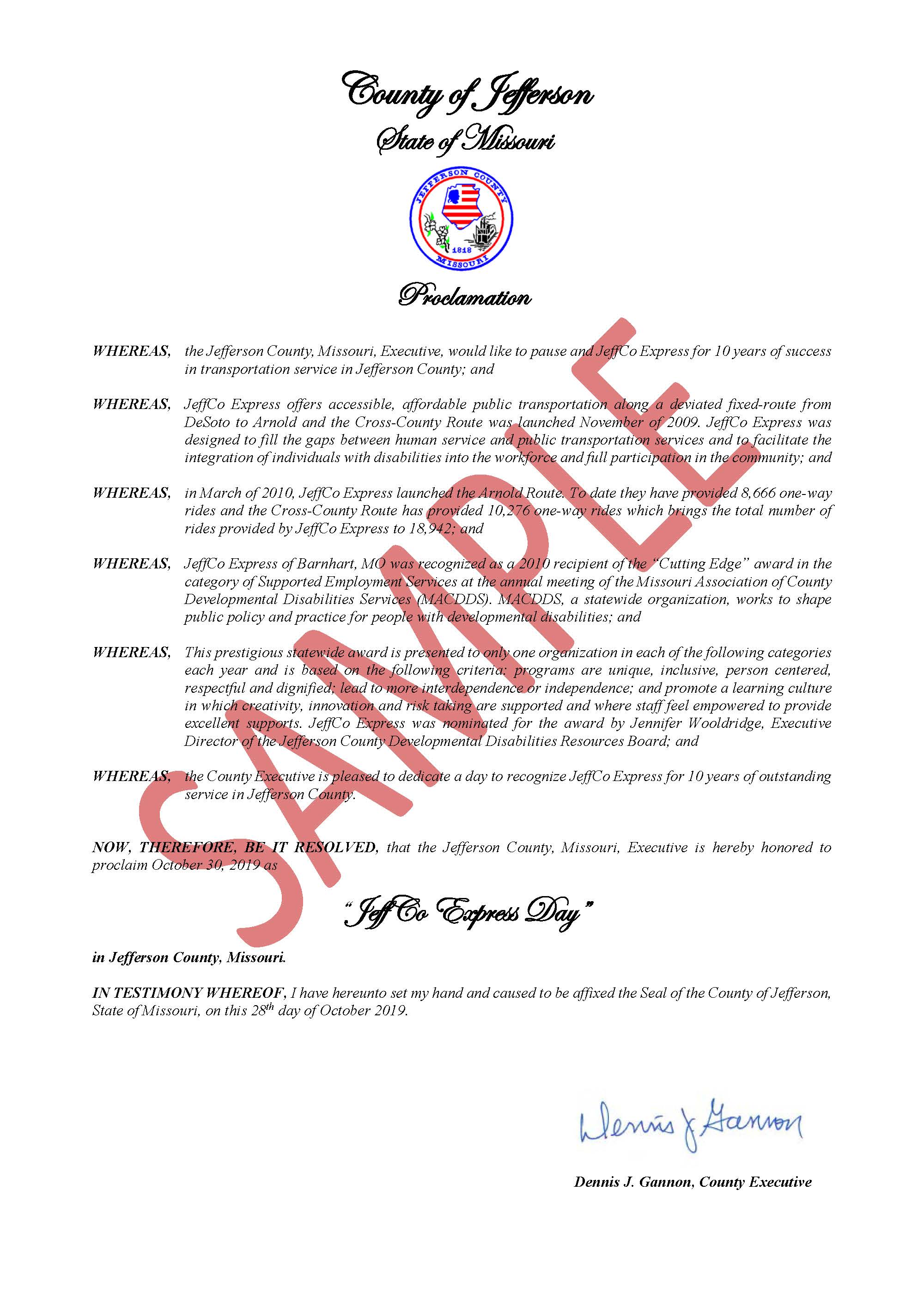 SAMPLE Jeffco Express 10 year Anniversary 10.30.19